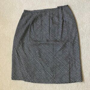 ANN TAYLOR 100% Silk Straight Pencil Skirt sz 6